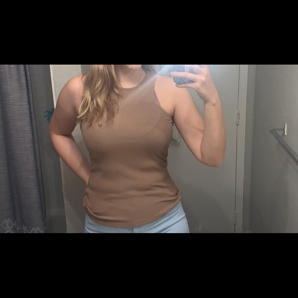 Brown H&M tank top.